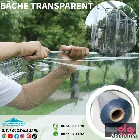 Bâche transparent